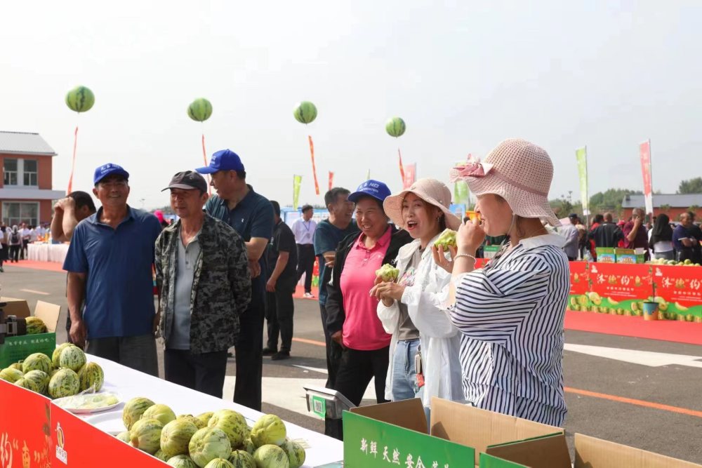 六月天醉美瓜果飘香时,德惠市首届布海香瓜节成功举行